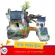House with a resin bridge for decorating a fish tank, a fish tank decoration.