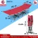 Bei Sheng Mei, folding bed, bed, picnic bed, travel (red)