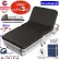 ThaiBULL Multipurpose Bed Foldable bed With bed cushion, steel bed, steel frame, wheel 90x193x37 cm. (Brown)