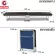 ThaiBULL Multipurpose Bed Foldable bed With bed cushion, steel bed, steel frame, wheel 90x193x37 cm. (Brown)
