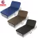 ThaiBULL Multipurpose Bed Foldable bed With bed cushion, steel bed, steel frame, wheel 90x193x37 cm. (Brown)