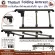 Getzhop ราวกั้นเตียง ที่จับเตียง ที่เท้าแขนพับได้ ราวกันตกแบบพับได้ 3 ขั้น Folding Armlest (1 Set/2 ชิ้น)