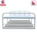 Getzhop steel bed, foldable bed Bed head With Reinforce Folding Bed 2 folding cushion, model EZ-0013, size 90x190x32cm. (Blue)