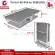 Getzhop, foldable bed, patient bed with leather cushion, steel bed, steel frame, 90x190x36 CM. ThaiBULL EZ-010 model 2108