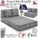 Getzhop Bed Bed Sofa Sofa Sofa, 2 seats, Sofabed ThaiBULL, model OLT501-150, size 150*190*16 cm. (5 feet), free! 2 pillows + fabrics (assorted designs)