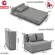 Getzhop Bed Bed Sofa Sofa Sofa, 2 seats, Sofabed ThaiBULL, model OLT501-150, size 150*190*16 cm. (5 feet), free! 2 pillows + fabrics (assorted designs)