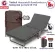 ThaiBULL. Foldable bed. Extra bed with a mattress. Steel bed. Fold Bed Extra Bed Model OLT235-75S (Brown frame) Free! Pillow+dust cover