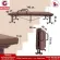 Getzhop foldable bed Bed with bed cushions, patients, steel beds, straigHT, big wheels! Model OLT245-90B 3 feet 90x190x45cm.