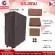 Getzhop bed can be folded. Bed with bed cushion, patient bed, height 50 cm. Special big wheels! ThaiBULL model OLT150-90B 90x190x50 cm. (PU movie) Free! Pillows+dustproof bags+veils (assorted patterns)