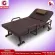 Getzhop bed can be folded. Bed with bed cushion, patient bed, height 50 cm. Special big wheels! ThaiBULL model OLT150-90B 90x190x50 cm. (PU movie) Free! Pillows+dustproof bags+veils (assorted patterns)