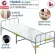ThaiBULL Foldable Wooden Bed Steel Bed Foldable bed, 2 -part bed, model JMN35 (white)
