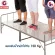 ThaiBULL Foldable Wooden Bed Steel Bed Foldable bed, 2 -part bed, model JMN35 (white)