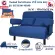 เตียงโซฟาปรับนอน Thaibull รุ่น OLT503W-100AB เตียงโซฟา โซฟาปรับนอน SOFA BED 180 องศา เตียงพับ ฟรี! หมอน 2 ใบ สีน้ำเงิน