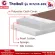 เตียงพับราคาถูก Thaibull รุ่น OLT235-90 เตียงเสริมพับได้ เตียง 3 ฟุต เตียงเหล็ก เตียงโครงเหล็ก มีล้อ ขนาด 90x190x35 cm.