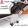 ThaiBull Leather Cushion Bed, Elderly Bed, Extra Bed, Leather Bed, Foldable Bed, with 3 feet wheels, bed with EZ-010 leather cushion, model 2108 (upgrade)