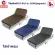 ThaiBull Leather Cushion Bed, Elderly Bed, Extra Bed, Leather Bed, Foldable Bed, with 3 feet wheels, bed with EZ-010 leather cushion, model 2108 (upgrade)
