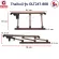 ThaiBULL, folded bed, adjustable bed, supplementary bed, patient bed, steel bed, Fold Bed Extra Bed, model OLT247-80B. Special! (Foldable arm)