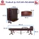 ThaiBULL Rubber Cushion Model OLTLM5-150-80HB, folding bed, elderly bed, Topper Latex (PU) with a bed head