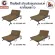 ThaiBull Elderly Beds Bed with mattress seats, steel beds, extra bed, model OLTCF245-90B 3 feet. Special! Topper coconut fiber cushion (upgrade) with legs