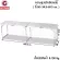 ThaiBULL Aluminum Folding Table Dafuhe 4 portable bag, model DA1105, size 60 × 240.5 × 69.5 cm (gray)