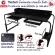 ThaiBULL model OB5-6014 Work desk straddling the bed Multipurpose table, cpu-table edge-drawer-keyboard placement-Mobile slot 155-240 cm.