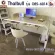 ThaiBULL model OB5-6014 Work desk straddling the bed Multipurpose table, cpu-table edge-drawer-keyboard placement-Mobile slot 155-240 cm.