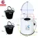 Sugali Portable toilet ส้วม ส้วมคนแก่นเคลื่อนที่ สุขภัณฑ์เคลื่อนที่ ที่นั่งถ่ายเคลื่อนที่ พร้อมถังดำ 2ถัง+ฝาปิด+ผ้ารองนั่ง+แปรง