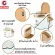 Gaga Bear, Sickbow, toilet, patient, moving There are 2 backrests and 2 black tanks+lid cover+tissue+non -slip rubber.