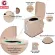 Sugali toilet, mobile, mobile, toilet, sanitary ware, toilet, patients with non -slip patients around+with 2 buckets and the lid has a new model (brown) model!