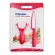 Finlanddek knife set with a trunk - red