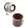 Coffee Coffee Ground Coffee Grinder Crank Crank Mulletic Coffee can be locking a lot. - Brown