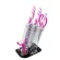 6 -piece ceramic Knife set knife set, Konoll model KN0005 - (Pink)