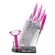 6 -piece ceramic Knife set knife set, Konoll model KN0005 - (Pink)