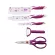 6 -piece ceramic Knife set knife set Konoll model KN0005 - (Purple)