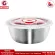 Getzhop stainless steel bowl with vacuum lid, food bowl (not spilled), model BO10 (Size 10 cm.)