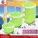 Getzhop 3 -layer carrier, stainless steel carrier Pinto picnic picnic picnic box, free! Spoon (Green)
