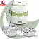 BEAR Electric Front, 2-story food box, 1.4 liters, DFH-S205 (Green), free! Vacuum suction+spoon+chopsticks+cloth bags