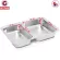 ThaiBULL, hole tray, hole tray with stainless steel food tray (304), 2 channels, size 17.5x25x4.5 cm.