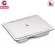 ThaiBULL, hole tray, hole tray with stainless steel food tray (304), 2 channels, size 17.5x25x4.5 cm.