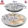 Getzhop stainless steel tray, hole tray, spherical tray, 6 holes, school tray, stainless steel tray, ThaiBULL, TBCN-6L (Stainless Steel 304)