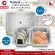 ThaiBULL, food tray, tray tray, food tray with stainless steel Stainless steel stainless steel tray model TBSS-2 (304) 2 channels, free! Spoon, fork