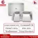 ThaiBULL, food tray, tray tray, food tray with stainless steel Stainless steel stainless steel tray model TBSS-2 (304) 2 channels, free! Spoon, fork