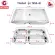 ThaiBULL, food tray, 4 stainless steel tray tray with a lid of Food Tray TBSS-4E (Stainless Stell 304)