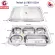 ThaiBULL, food tray, stainless steel tray, 5 channels with Food TRAY TBSS-5E (Stainless Stell 304). Large version! Free! Equipment