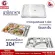 Thaibull ถาดอาหาร ถาดใส่อาหาร ถาดหลุมสแตนเลส 6 ช่อง พร้อมฝาปิด Food tray TBSS-6E (Stainless Stell 304) รุ่นใหญ่! แถมฟรี! อุปกรณ์เสริม