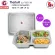 ThaiBULL Food Hole tray with stainless steel food tray (304) 3 channels, size 24x17x4 cm. Model TBSS-3N