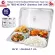 ThaiBULL Stainless steel tray tray Tray with Food Tray Bigsize TBSS TBSSCIET-4E304CY (Stainless Stell 304)