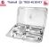 ThaiBULL Stainless steel tray tray Tray with Food Tray Bigsize TBSS TBSSCIET-4E304CY (Stainless Stell 304)
