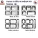 ThaiBULL Stainless Steel Stainless Steel Trays TBSS-5EN304 Food Tray Tray, 5 Hole Trucks, Food Tray (Stainless Stell 304) lid