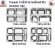 ThaiBULL model TBSS-6EN304, food tray, stainless steel food tray, 6-channel tray tray with Food Tray (Stainless Stell 304) lid